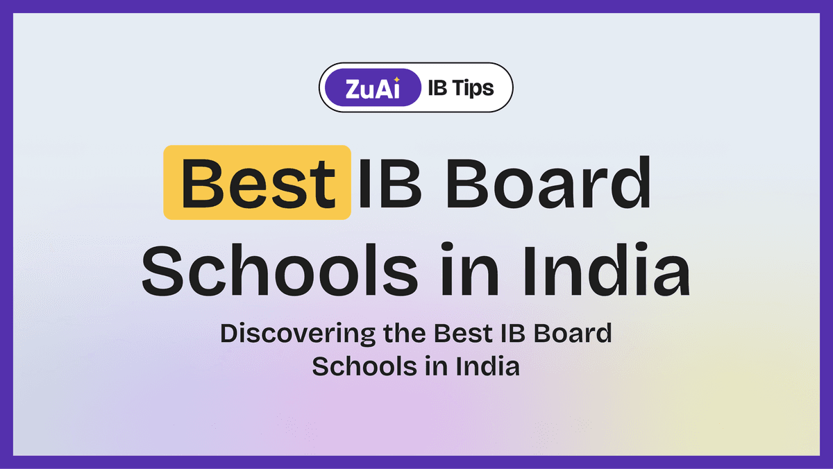 Discovering the Best IB Board Schools in India